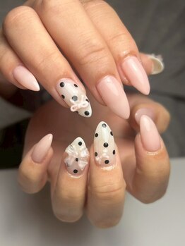 リノリー 仙台駅西口店(rinory)の写真/大事なイベント前に指先を可愛くチェンジ◎トレンドデザインもお任せ☆【持ち込みデザインコース￥8500～】