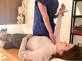 望ノゾミ整骨院/腕の可動域をチェック