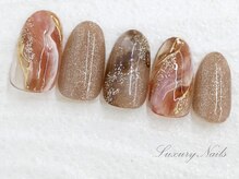ラグジュアリーネイルズ オオミヤ(Luxury Nails Omiya)/ニュアンス*くすみネイル