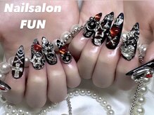 ファン(FUN)/★スカルプ10本アート乗せ放題