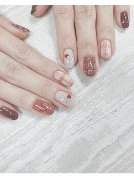 ナチュラルネイル 志木東口店(Natural nail)/バレンタインネイル