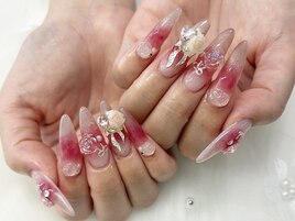 スカルプ/ロングネイル/長さ出し