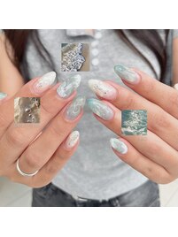 ニュアンスネイル☆海
