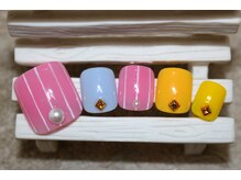 ネイルサロン ユーア(Yu a)/フット定額デザイン￥8980