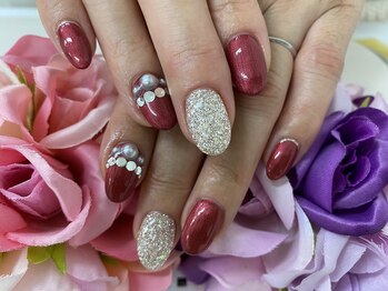 ディーネイル 天王寺(D-nail)/【田坂】暖色ネイル☆