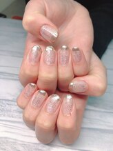 ソンリエ 青竹店(SONRiE)/クリアなシルバーネイル