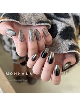 モナールアンド(MONNAL&)/アシンメトリーネイル♪