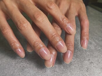 オムネイル 渋谷(HOMME NAIL)/クリアジェル ¥3.800