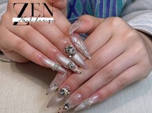 ゼン ネイル デザイン 池袋(ZEN NAIL DESIGN)/長さだしやり放題×つけ放題