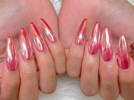 ピンクワンカラー☆スカルプ