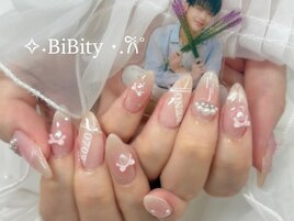 ピンク推しネイル♪