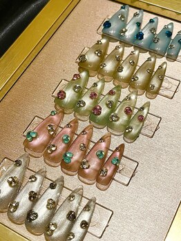 ナインナインティ(NINE90)/海外トレンドのjewelry nail