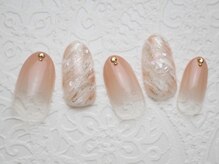 ネイルサロン ブランシュール(Nail Salon Blancheur)/【大人ツイードネイル】