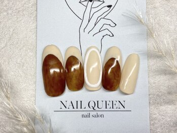 ネイルクイーン(Nail Queen)/べっこうネイル♪¥9900