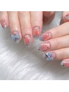 リボンネイル☆チーク