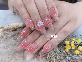 エムアンドワイ 秋葉原店(M&Y)の写真/褒められネイルで好印象♪定番フレンチ～トレンドのチークネイルまで幅広いメニュー★丁寧なドライケア付♪