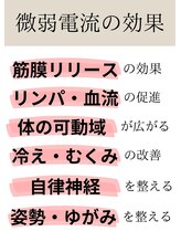 ディアメデル(Diamedel) 微弱電流の 効果