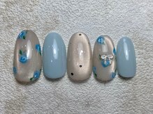 レイネイル 岐阜茜部店(RAY NAIL)/マグ×フラワー