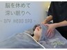 【自律神経を整えて脳をリセット】ドライヘッドスパ45分　¥3800