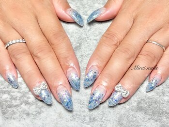 ミレイネイル(Mirei nails)/ラメグラデーション