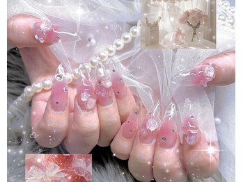 クリアネイル チークネイル