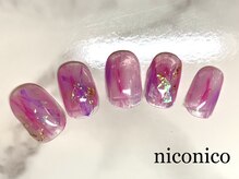 ネイル アンド アイラッシュ ニコニコ(niconico)/定額プチアート