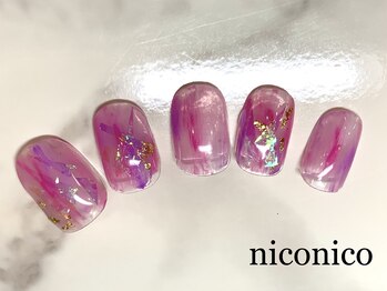 ネイル アンド アイラッシュ ニコニコ(niconico)/定額プチアート