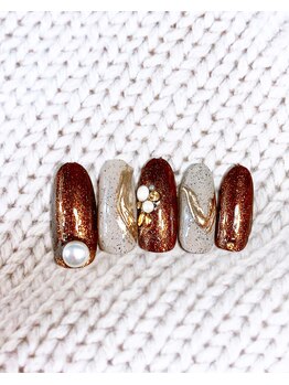 ミルネイル(Mil Nail)/秋ネイル