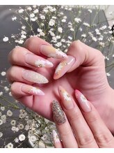 コロミネイル(colome nail)/春お花アート¥7800