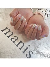 マニス(manis)/ホワイトネイル