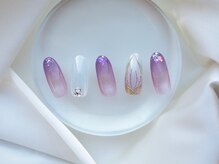 ネイル スパ ココプラス(Nail spa Cocoplus)/梅雨のぷるぷるマグネットネイル