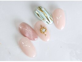 ニュアンス☆グリーンフレンチ