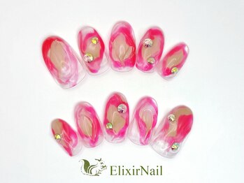 エリクサーネイル 西武新宿(Elixir Nail)/定額b カジュアル/クーポン使用