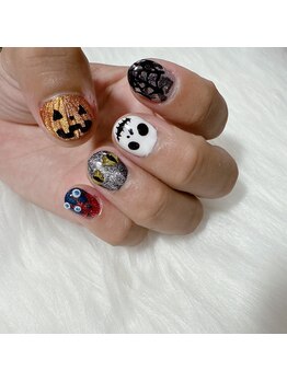 メンズネイル ハロウィンネイル