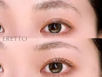 エレット 渋谷店(ERETTO)の写真/【目元の印象=お顔の印象♪】まつぱ/まつエク×眉毛WAXで印象を整えて自分史上最高のお目元へ◎
