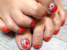 ラウト デコレーションアンドネイルサロン(Lauto Decoration&Nail Salon)/フラワーフットネイル
