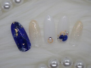 フェリーチェ(nail salon&school felice)/天然石ネイル¥11,440