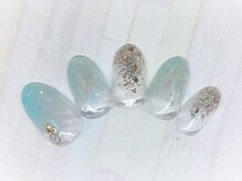 アルセア 上野御徒町店(Alcea)/ニュアンス　ぬりかけ　海