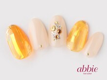 ネイルサロン アビー 宮益坂店(abbie)/マンダリンオレンジ　￥13365