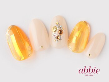 ネイルサロン アビー 宮益坂店(abbie)/マンダリンオレンジ ¥13365
