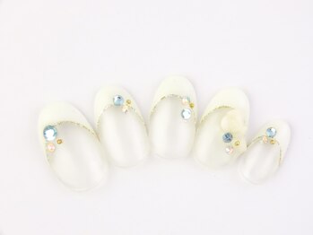 ネイルサロン アテナ(Athena)/持ち込みアート/お花ネイル