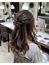 アトリエはるか コトチカ京都/ふんわりハーフアップ♪