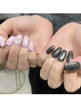 ビー 中町(bii)/ピンク×ブラック