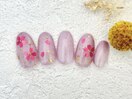桜ホロネイル　銀座フィルイン