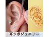 耳つぼジュエリーお試し6粒（片耳3粒）2,000円★じんわり温め耳ほぐし付♪