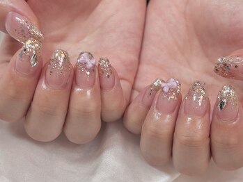 ミエリ(Mieli)の写真/全メニューパラジェル使用!自爪を削らないので爪に優しい☆シンプルデザインも40種類からお選び可能☆