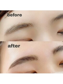 ビーツリー 三軒茶屋店(B+TREE produce by INFINEEZ)の写真/話題のハリウッドブロウリフト導入☆【HBLアイブロウスタイリング¥7700】毛流れを整え立体感◎な美眉毛に♪
