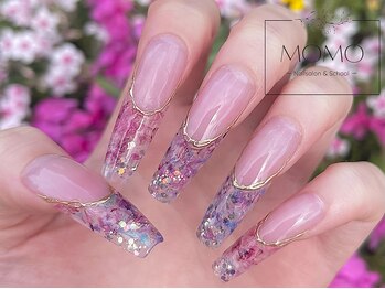 モモ(MOMO)の写真/【ネイリスト協会認定講師が施術◎】自爪が短い…折れてしまった…そんなあなたにぴったり!