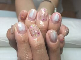 春のクリアnail