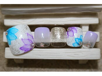 ネイルサロン ユーア(Yu a)/フット定額デザイン¥9480